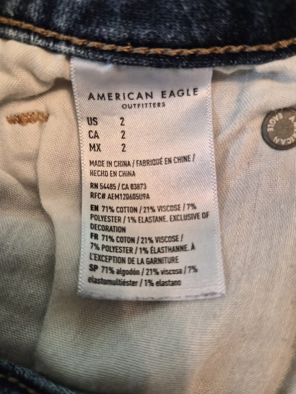 Bundle -American Eagle Distressed Shorts -2 for one price - Size 2 - Picture 16 of 16